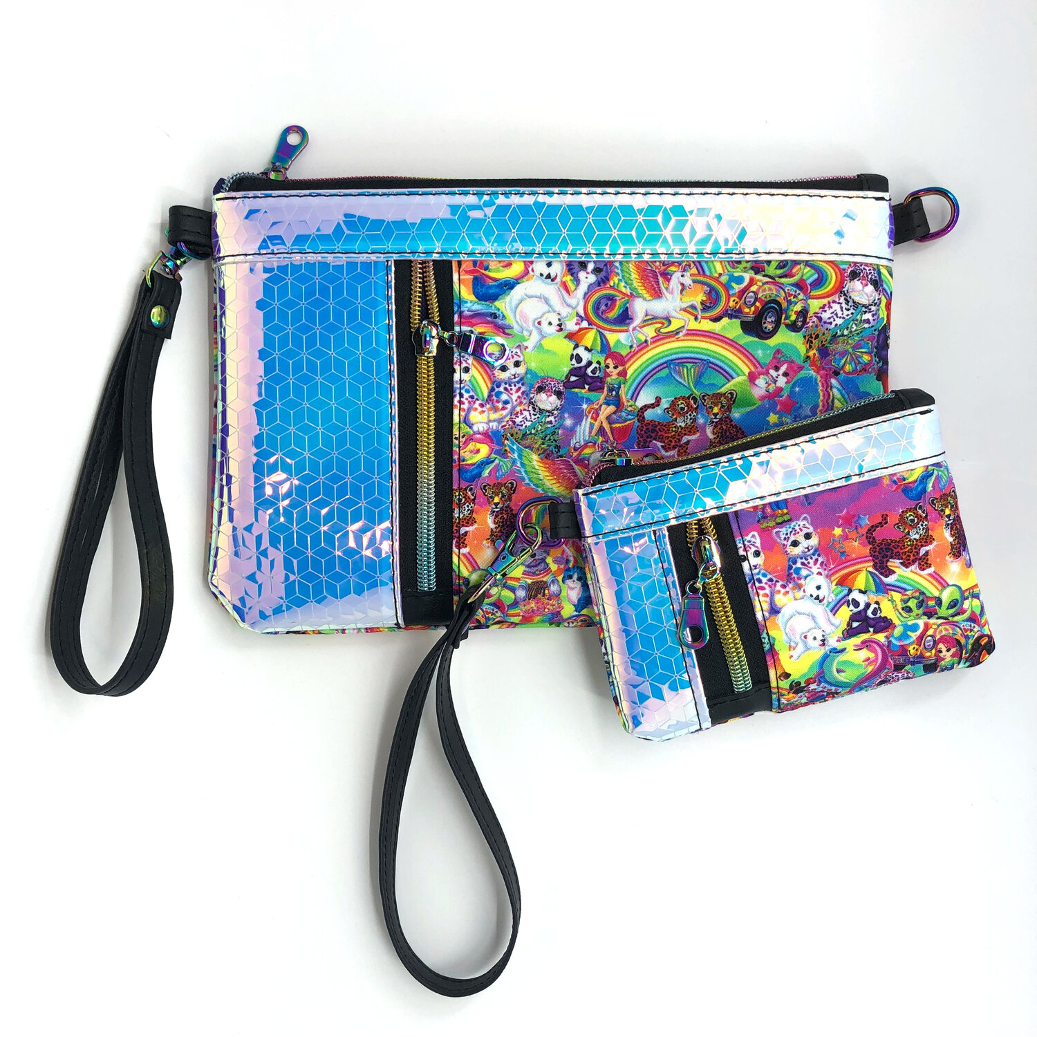 Lisa Frank Rainbows Unicorns Matching Sets - Wallet - Clutch
