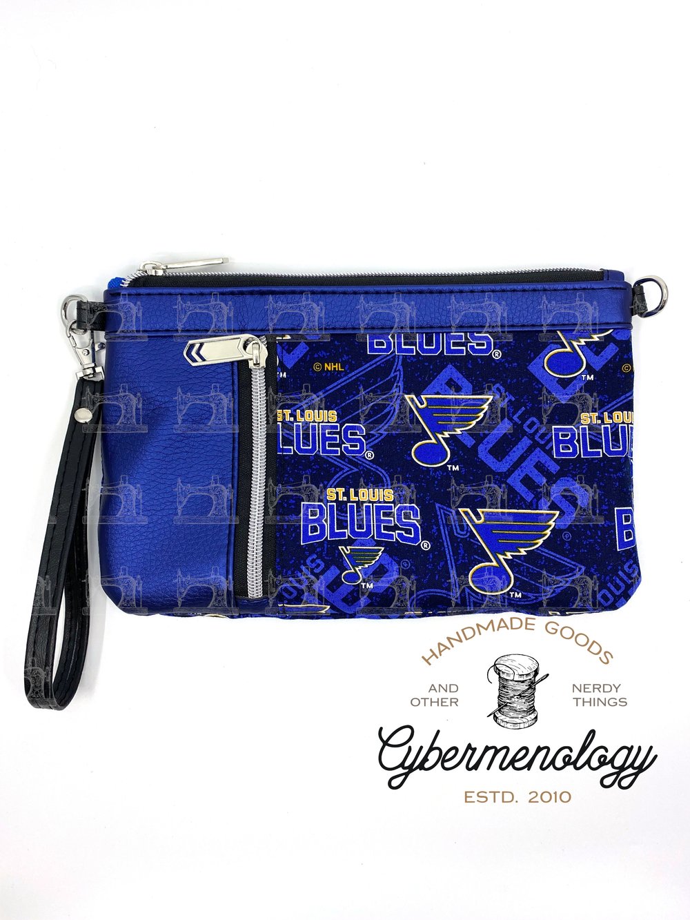 St Louis Blues Hockey Clutch Wristlet — Cybermenology - Handmade Goods and  Other Nerdy Things