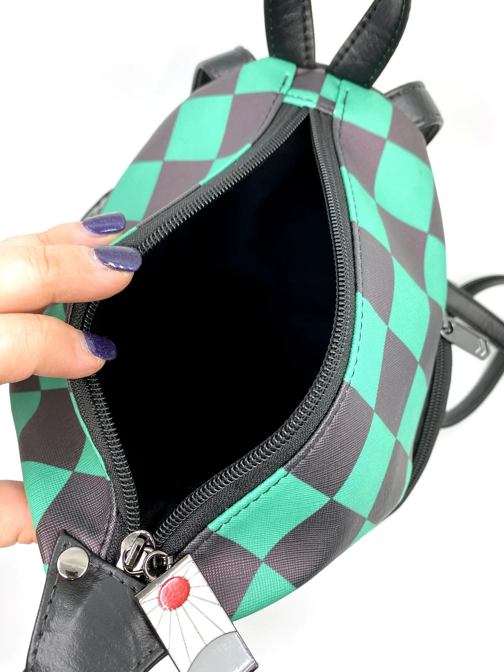 geeky mini backpacks Green & Black Anime Mini Backpack — Cybermenology
