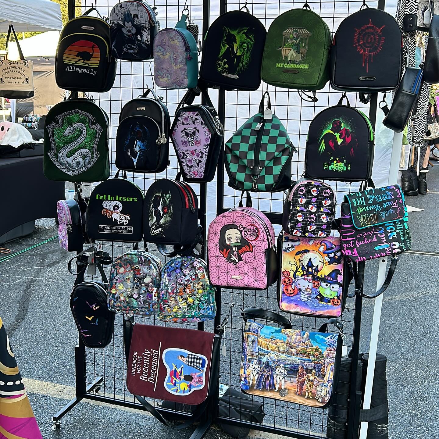 I&rsquo;m digging the new rack setup 🖤👜💸