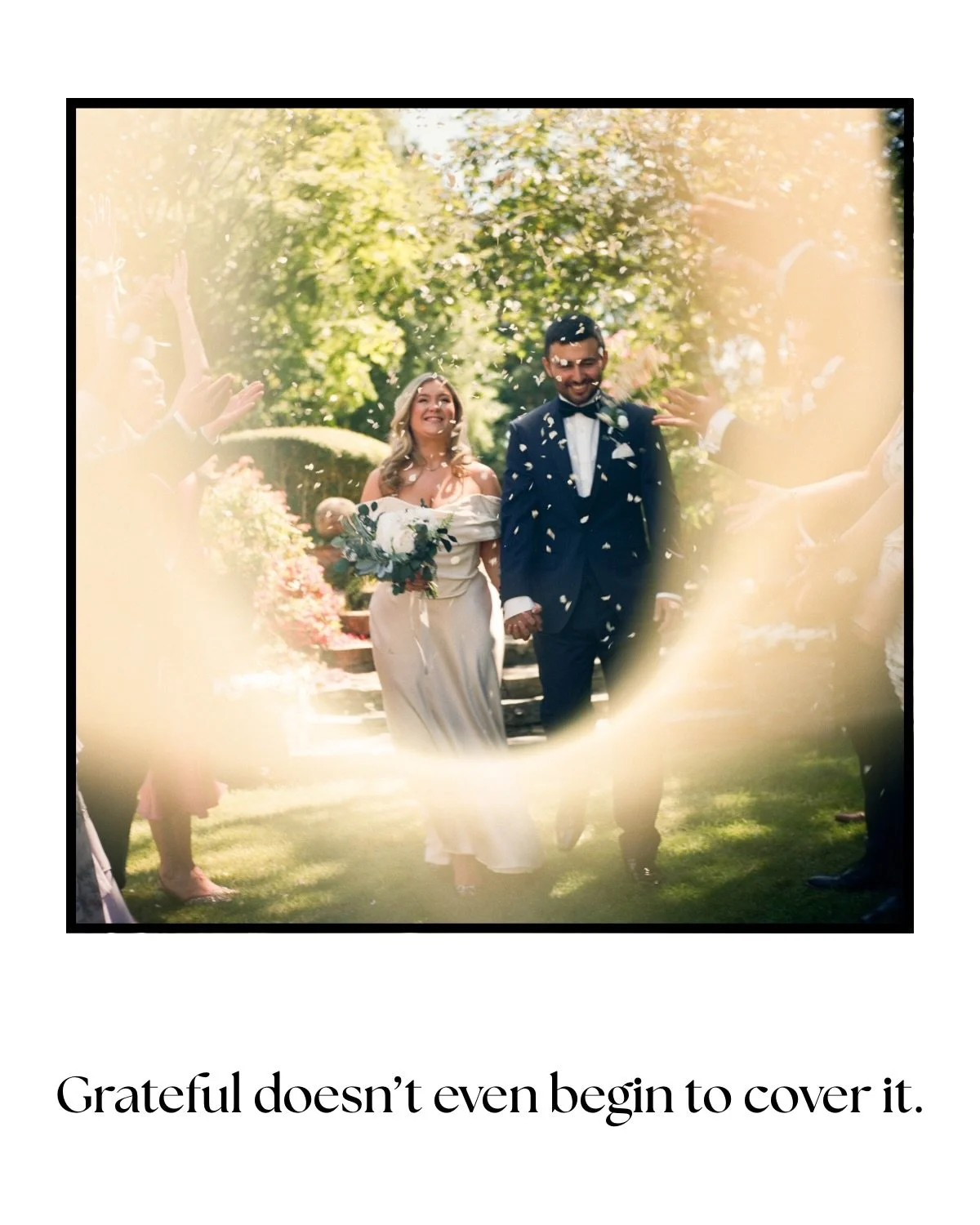 Feeling incredibly thankful for every couple, every conversation, and every moment of support this year. 

None of this is taken for granted ❤️