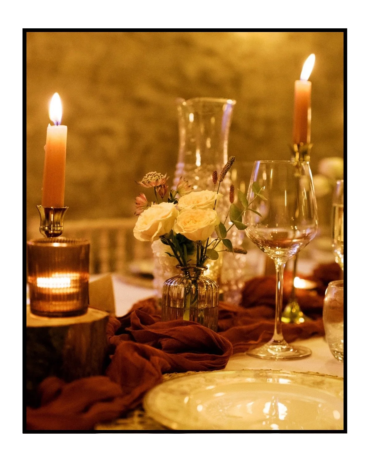Winter table details.