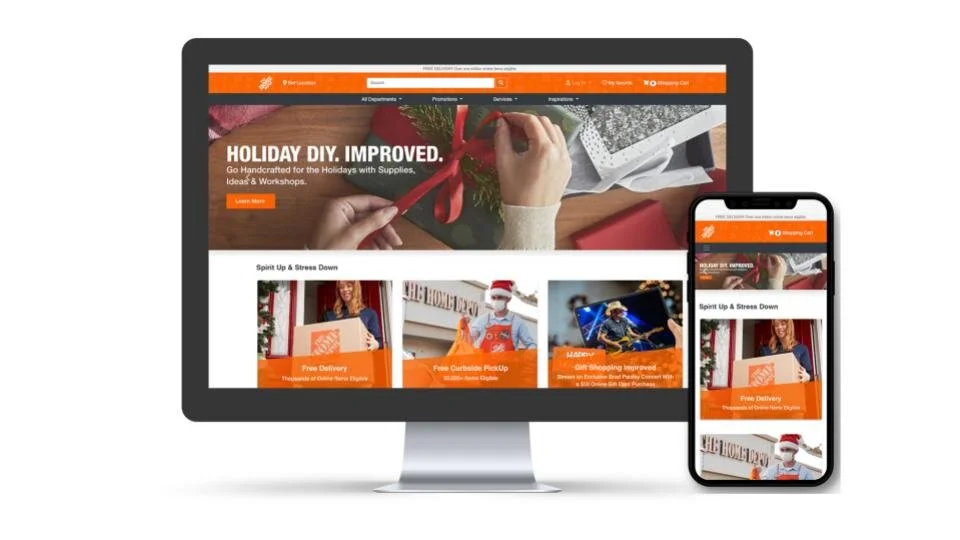 Our final design maintained the look and feel of The Home Depot's existing brand while also improving usability.