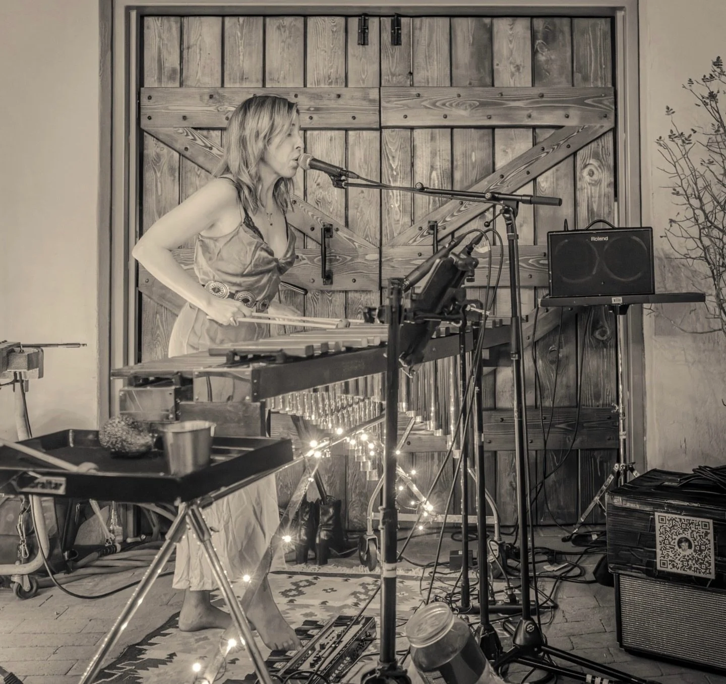 Thank you to everyone who came &amp; or stopped to listen ~ the show was advertised as &ldquo;a chance of friends&rdquo; and it practically poured friends last night! 

Let&rsquo;s do it again this summer. 

. @barcrisoltucson @tetens72 // photos by 