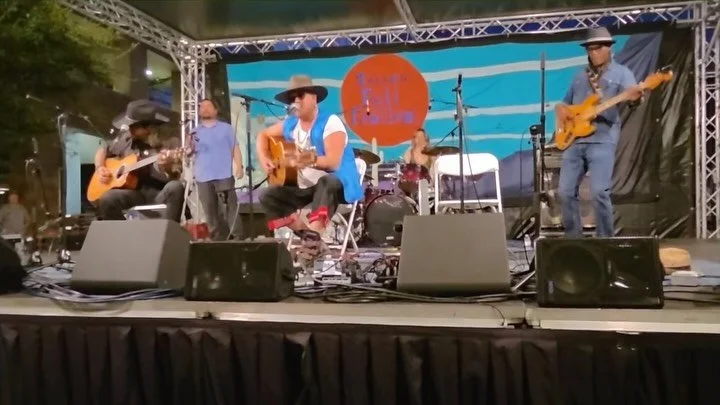 This is not a post for the algorithm, it&rsquo;s a post straight from the heart. It was an honor beyond most forms of expression to be part of the band honoring Rainer Ptacek &amp; his music last night @tucsonfolkfest and to share the drum chair with