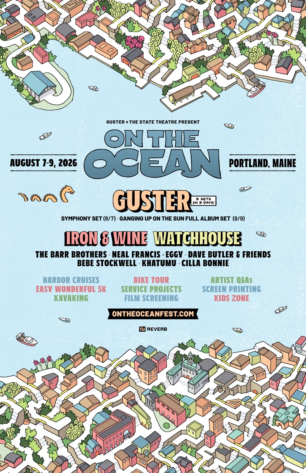 Drumming for Iron and Wine at Guster's On The Ocean Festival