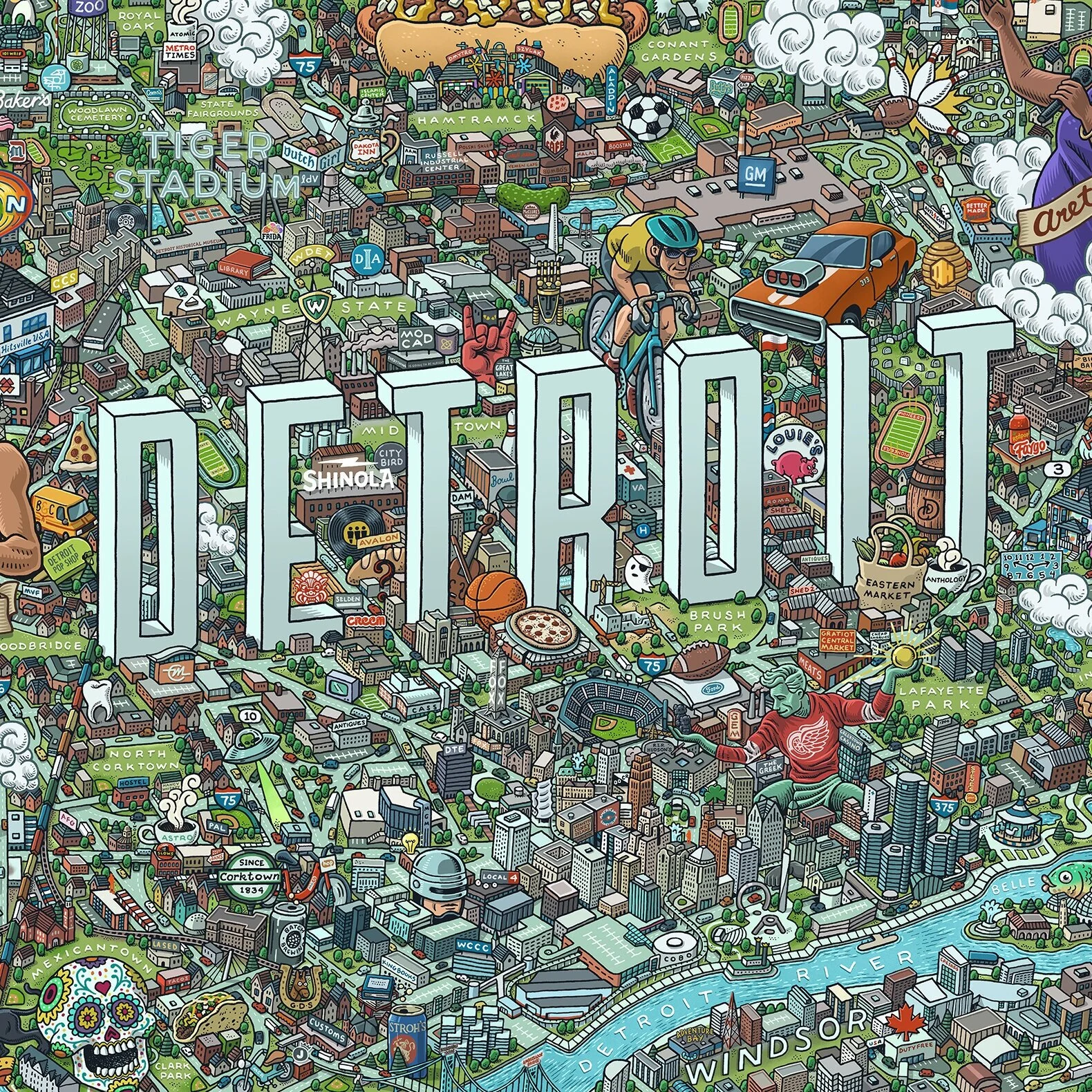 Detroit Map