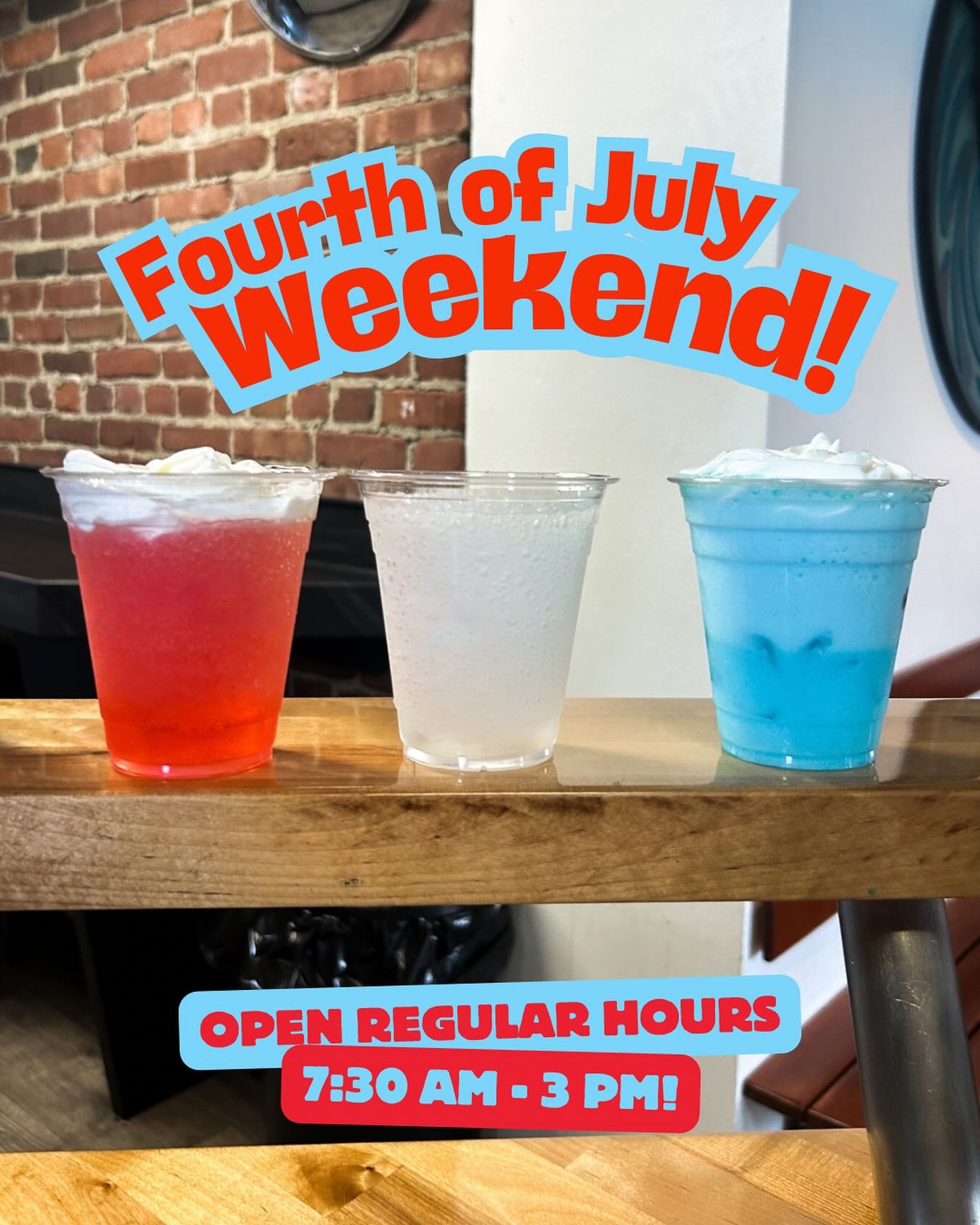 Hope to see ya this weekend for celebration and caffeination🎆🎇 
☕️
☕️
☕️
☕️
#localcoffee #coffee #localcoffeeshop #independentcoffeeshop #coffeeshop #latte #lattwart #pnw #fairhaven #smallbusiness #fairhavenwa #washington #bellingham #enjoyfairhave