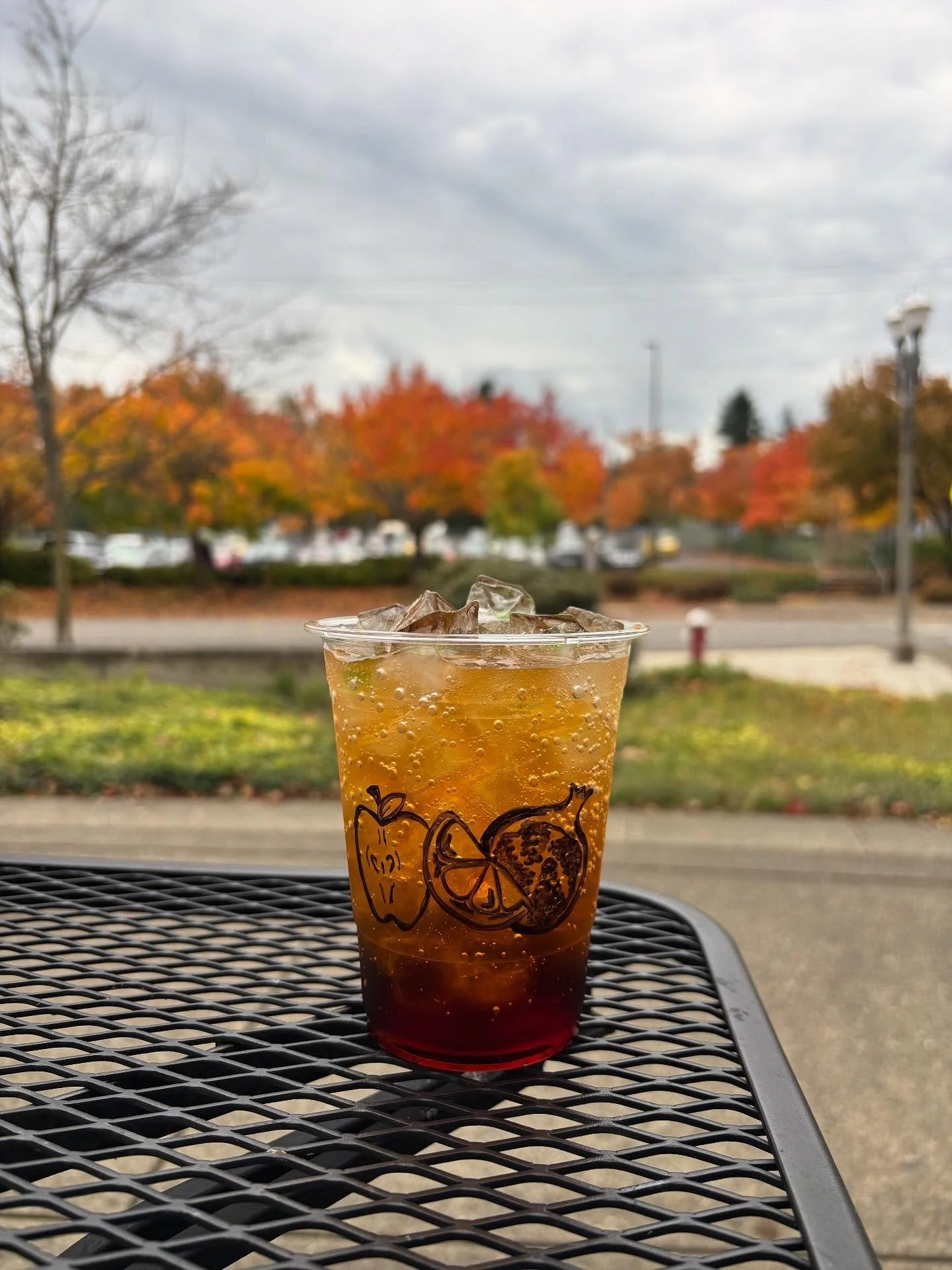 Stop on by Fairhaven Coffee today, and this Autumn Leaf Lotus might just fall right into your hand! 😉🍂🍁
☕️
(it&rsquo;s white lotus with green apple, orange, and pomegranate flavoring!) 
☕️
☕️
☕️
☕️
#localcoffee #coffee #localcoffeeshop #independen