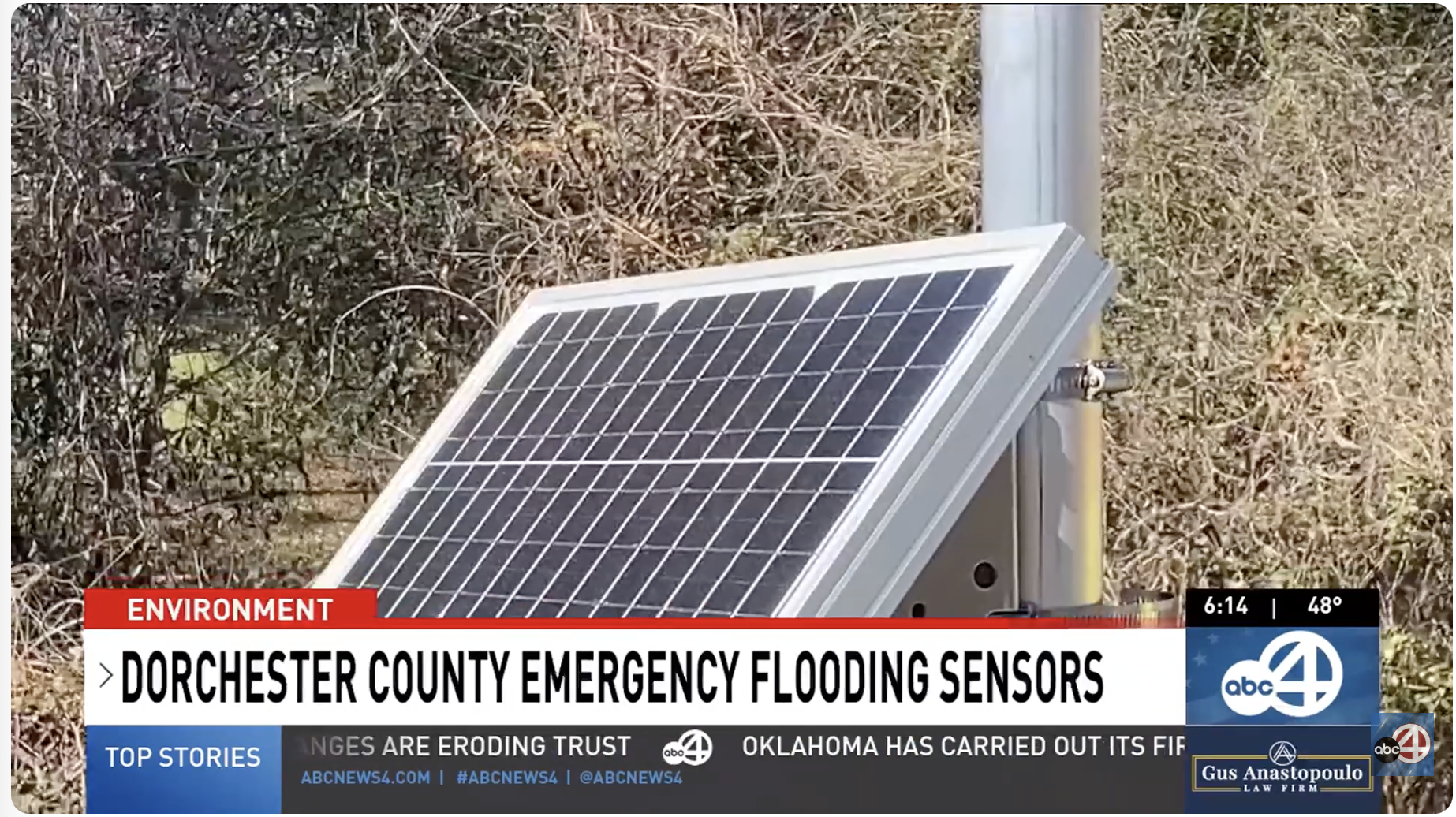 New Flood Monitoring Stations Installed Upstream of the Ashley River