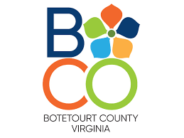 Botetourt County Virginia logo with multicolored flower and text 'BOCO'