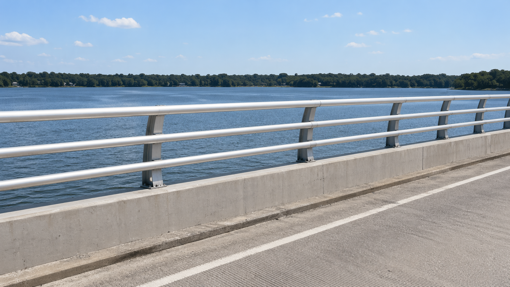 Triple aluminum rail