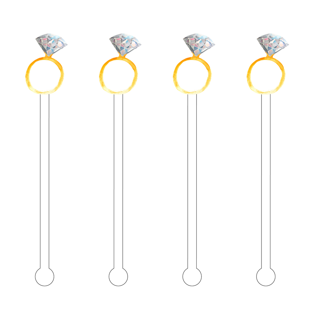 Bling Ring Acrylic Stir Stick (4)