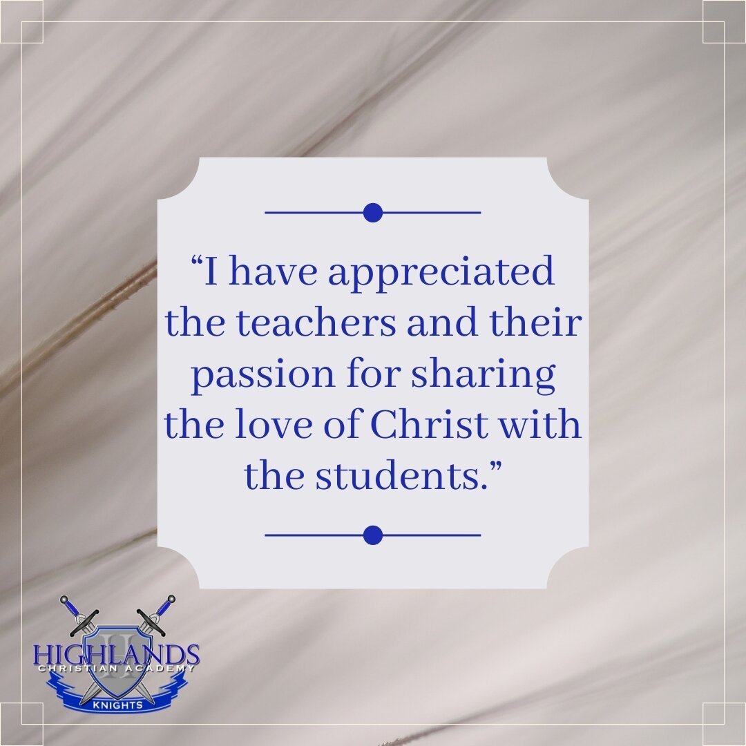 The Class of 2021 was asked what they appreciate most about Highlands. Here is one of their answers.
#WeAreHighlands
