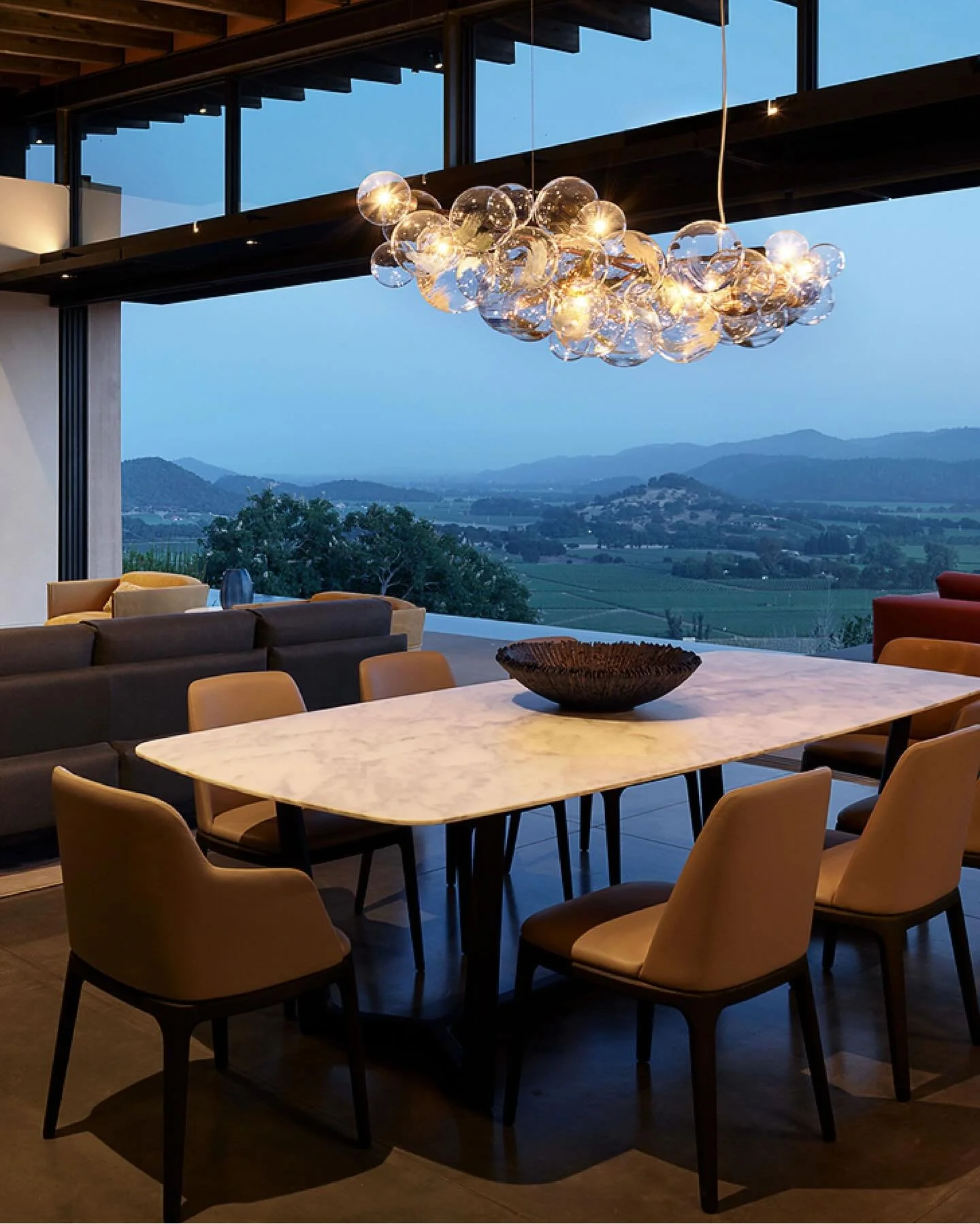 Perched high above Napa Valley, the Stags Leap Residence embodies a seamless dialogue between architecture and nature. Designed in collaboration with Aidlin Darling Design and Eames Construction, the home unfolds along the hillside&mdash;its walls an