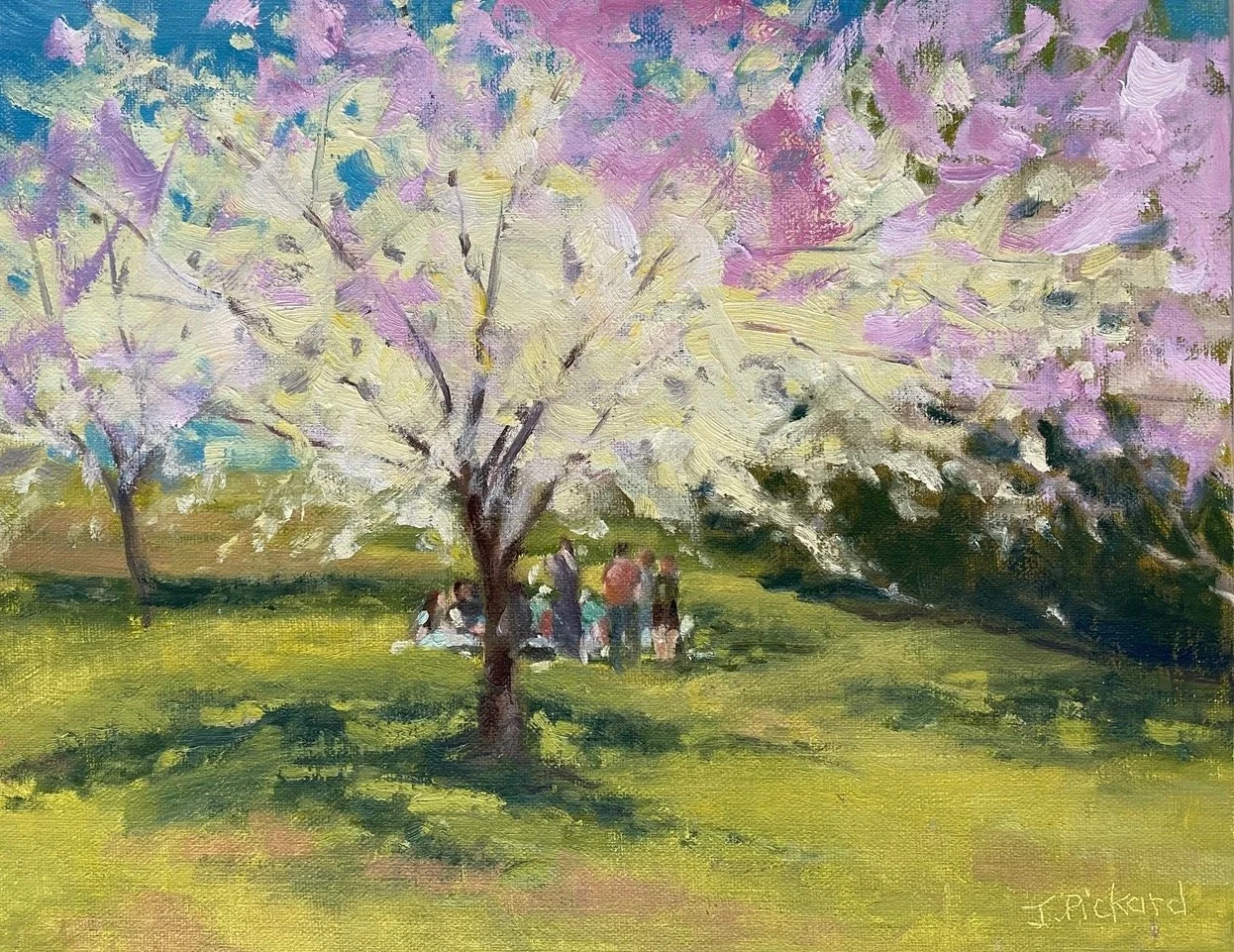 JeannePickard_UndertheDogwoodTree_8x10_oil_$500.jpeg