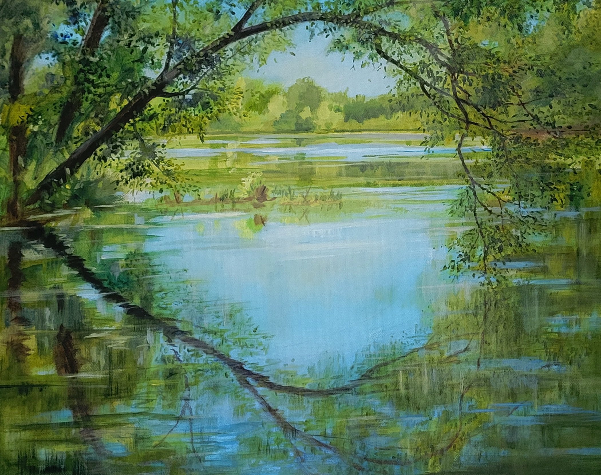 JudsonNewbern_OldFarmPond_ForrestGreenShelby_16x20_oil.jpg