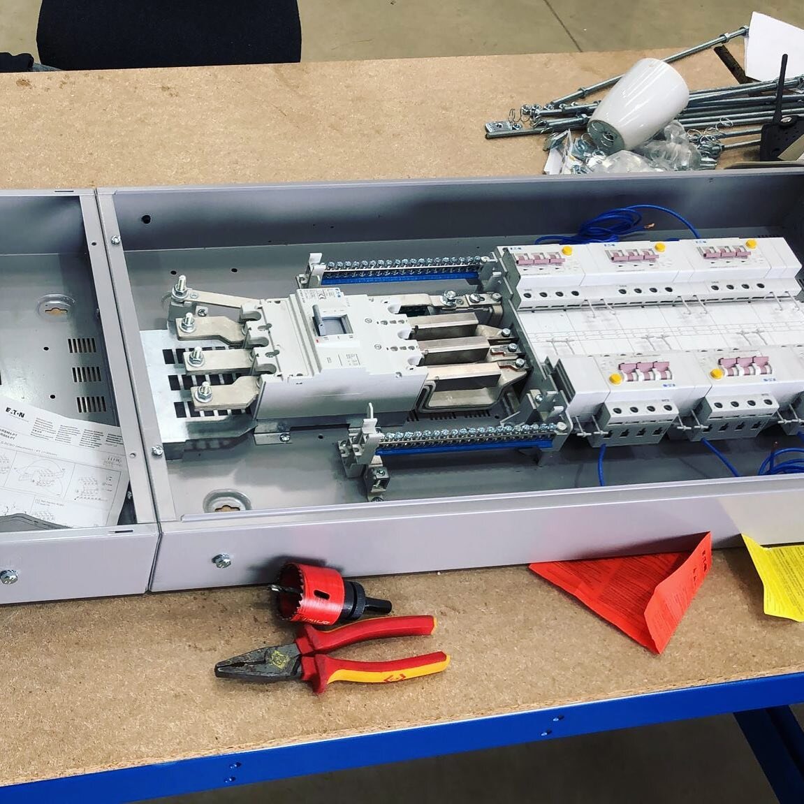 Today&rsquo;s Task : Making up a 3 Phase Board ✅ 

Contact us today via our DMs or website, link in bio! 

#electricalengineering #electricalwork #electricalcontractor #electricalengineer #electricalprojects #electricalhacks #electricallife #electric