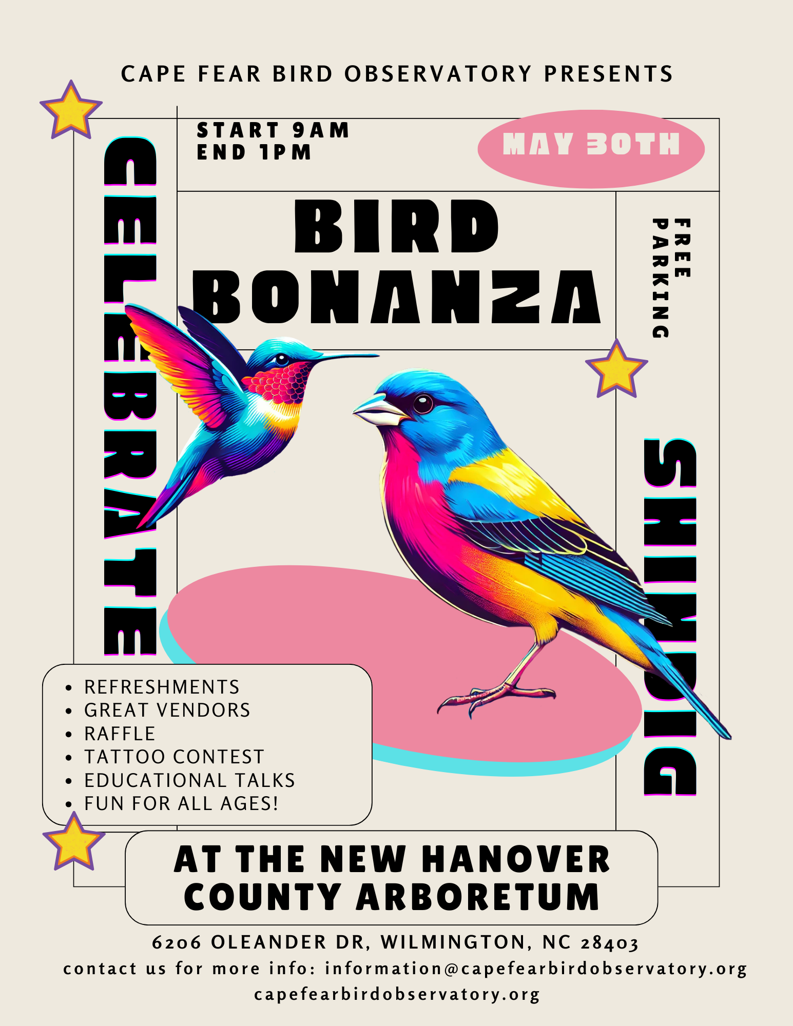 Second Annual Bird Bonanza!