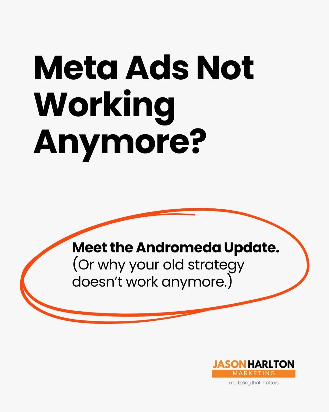 Feeling like your ads just fell off a cliff?

Meta&rsquo;s new Andromeda update is here and it&rsquo;s rewritten how you need to setup and scale your campaigns.

Micro-targeting and subtle changes to your creative is dead. Creative diversity and emot