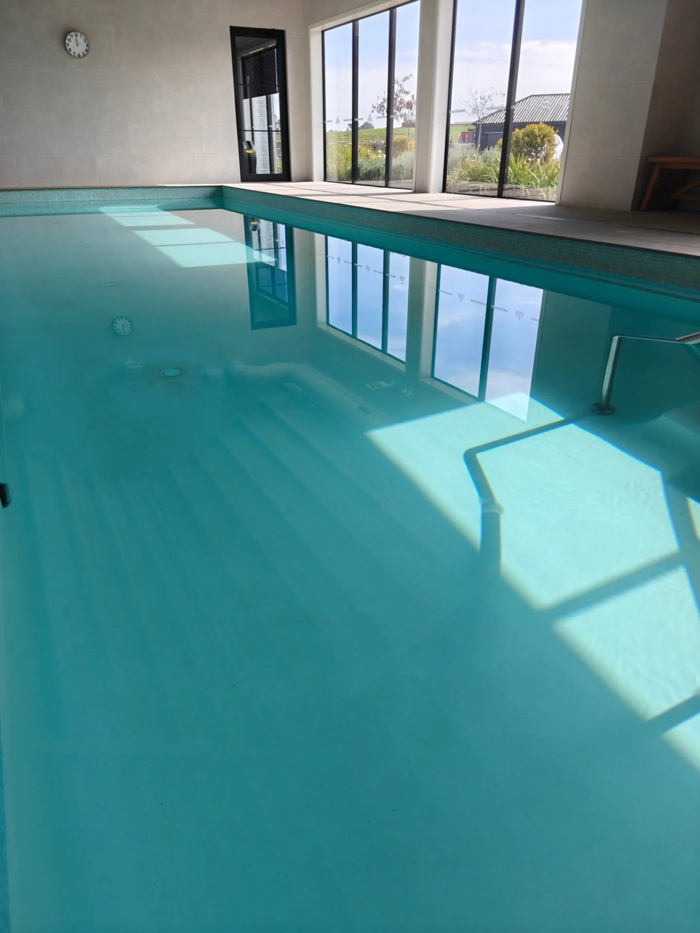 Reflections on the Lockerbie Village pools