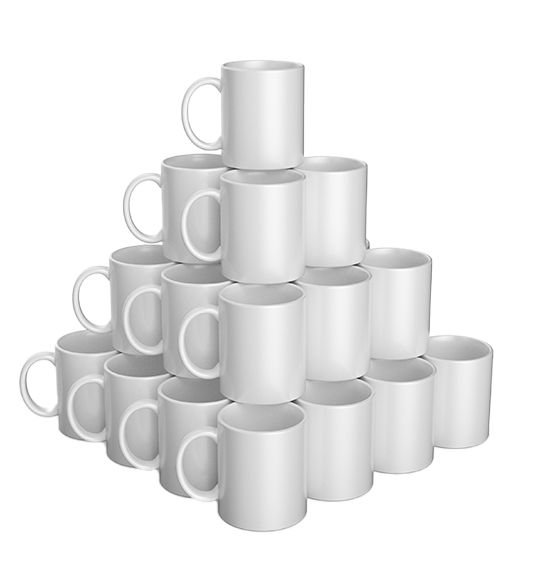 Cricut Ceramic Mug Blank White 15oz - 36 Ct | 1st Maker Space