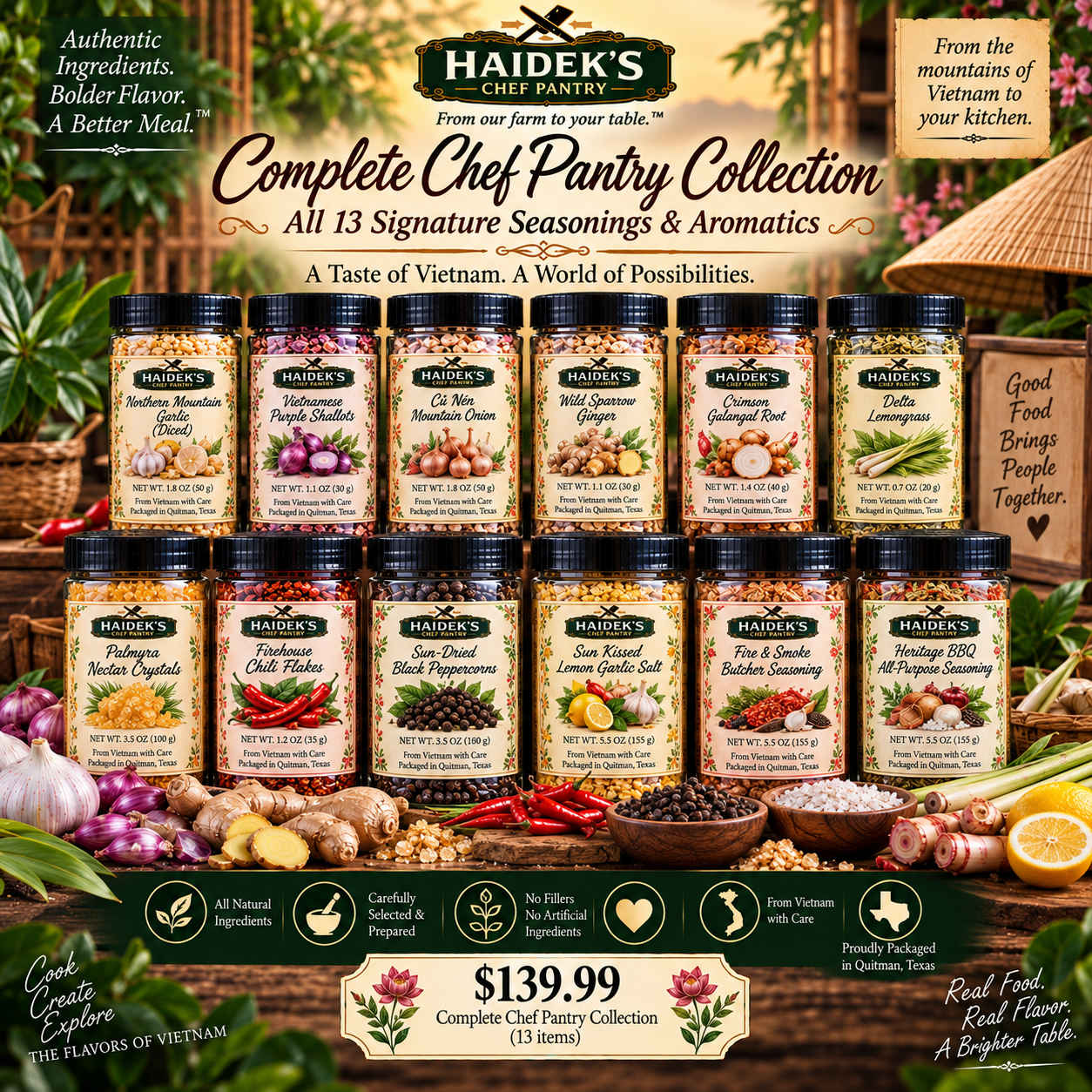 Complete Chef Pantry Sampler (all 12 items)