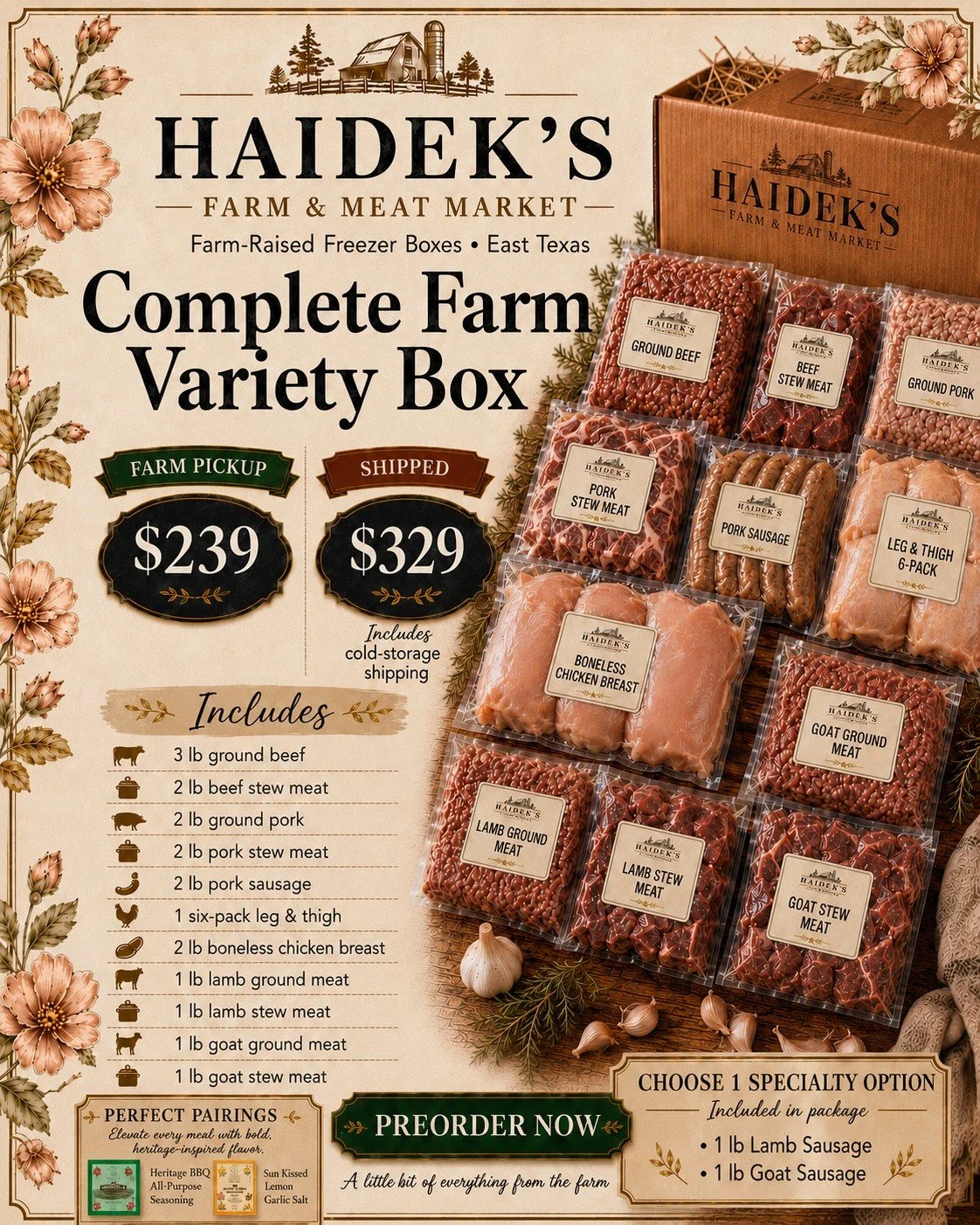 Complete Farm Variety Box - Local Pick Up