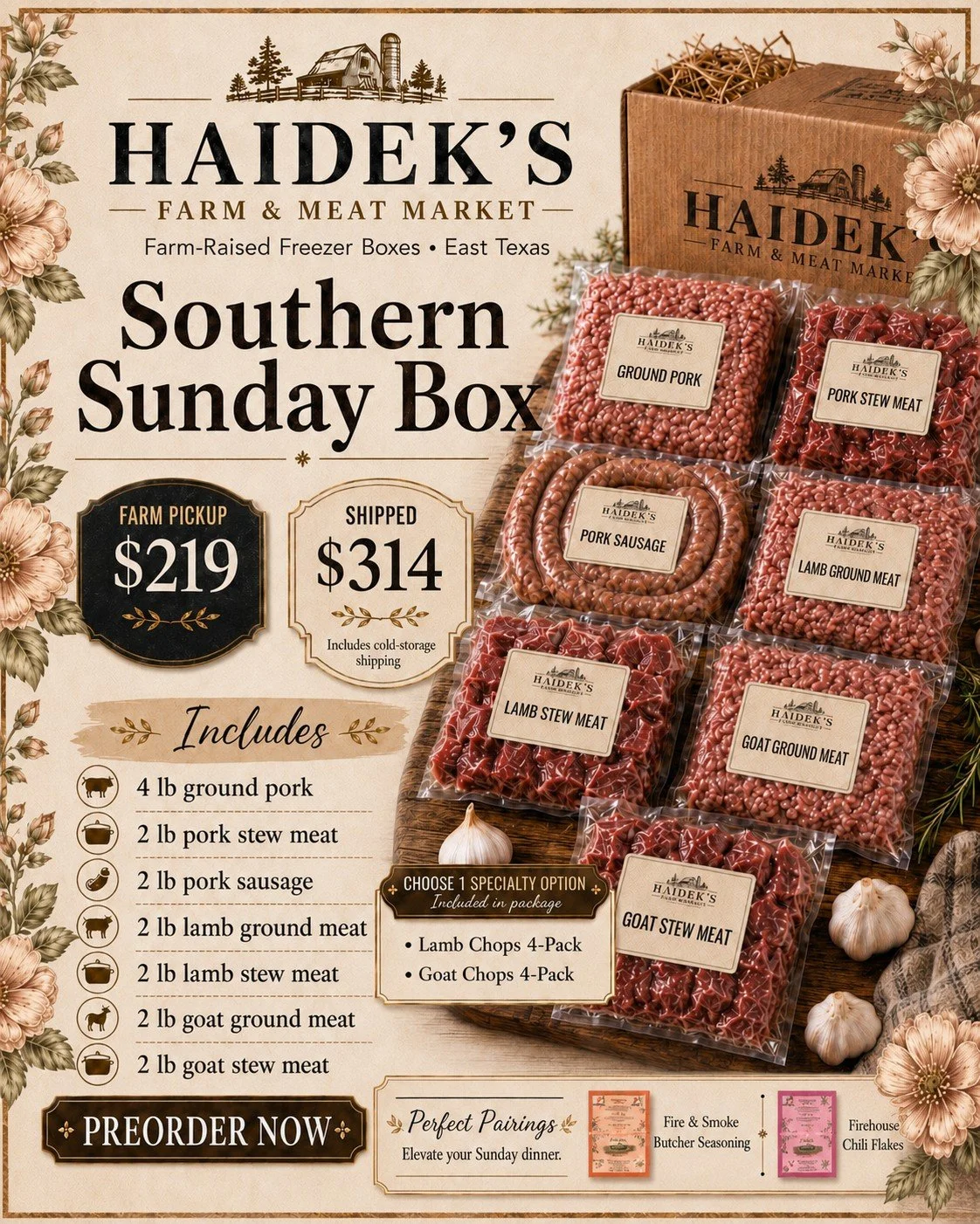 Southern Sunday Box - Local Pick Up