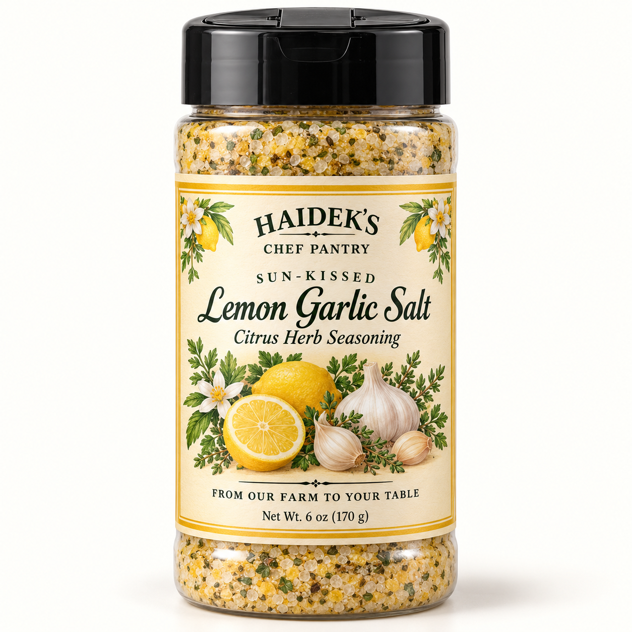Sun Kissed Lemon Garlic Salt