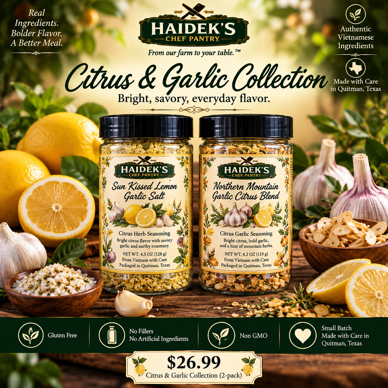 Citrus & Garlic Collection (2-pack)