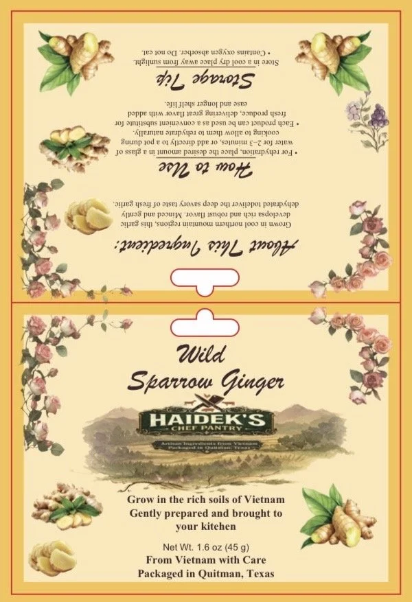 Wild Sparrow Ginger