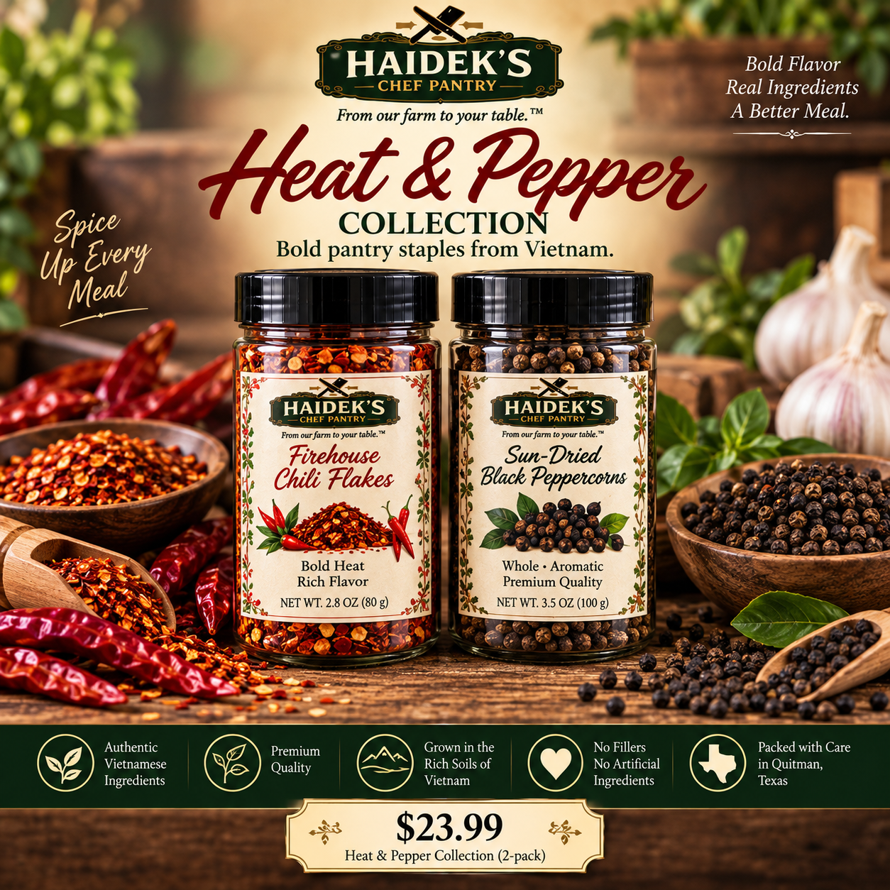Heat & Pepper Collection (2-pack)