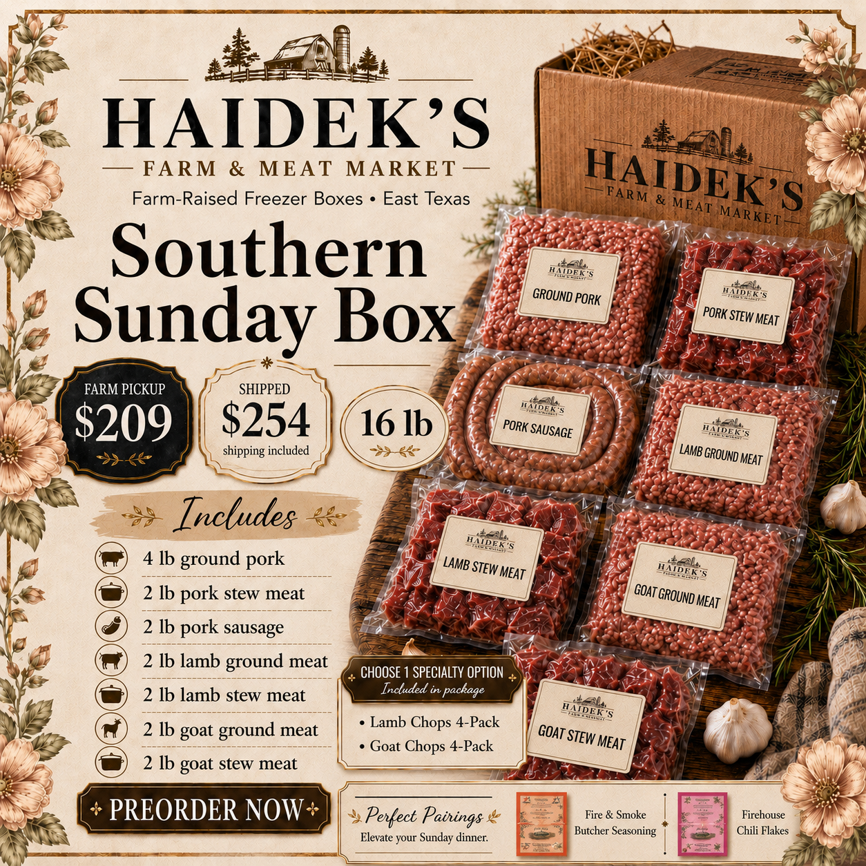Southern Sunday Box - Local Pick Up