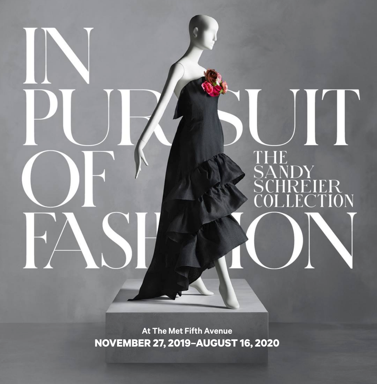 Evening Dress By Balenciaga 1961, In Pursuit Of Fashion At The Met, New York