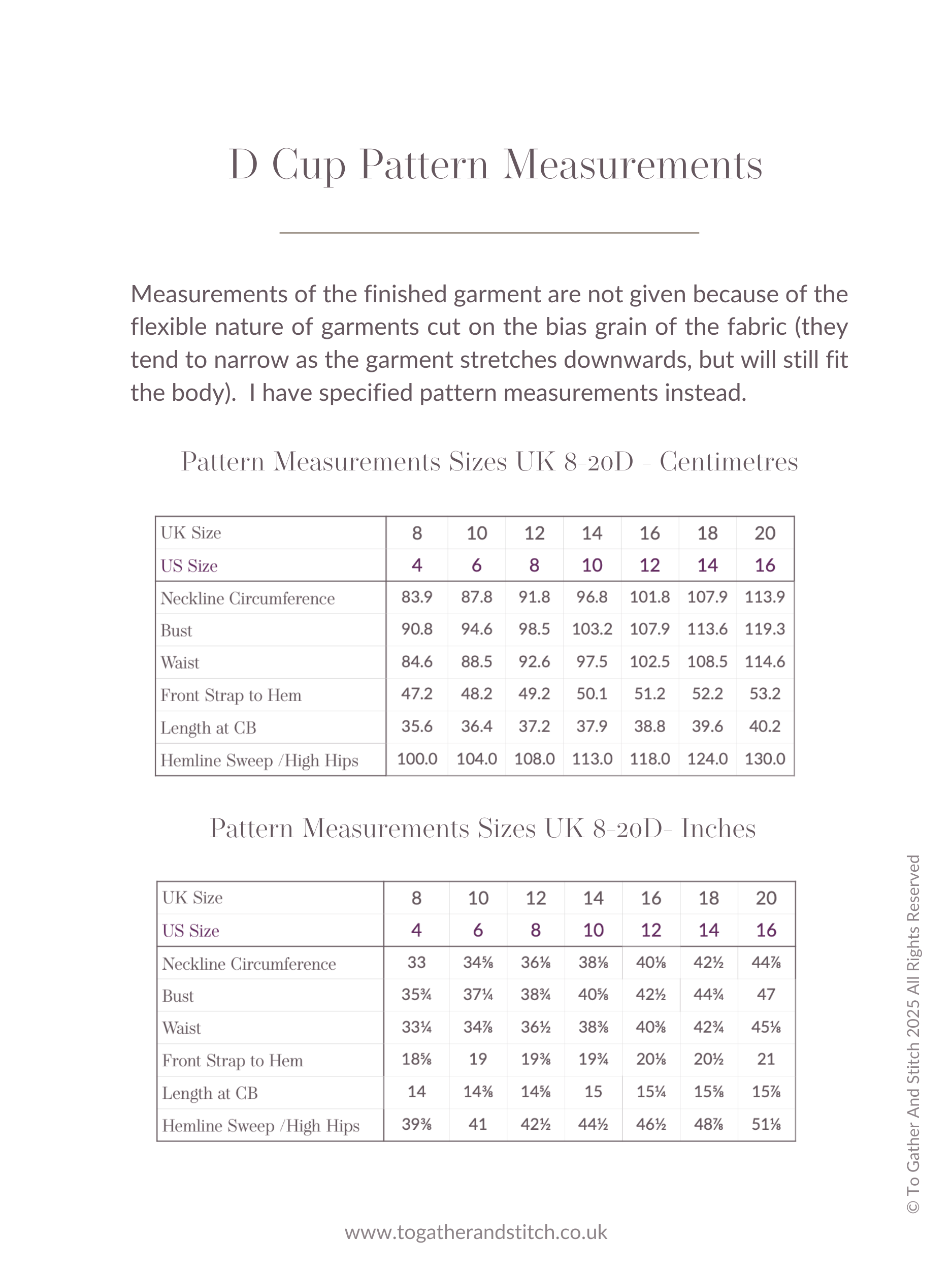 Camisole Instructions - Garment Measurements - D Cup.png