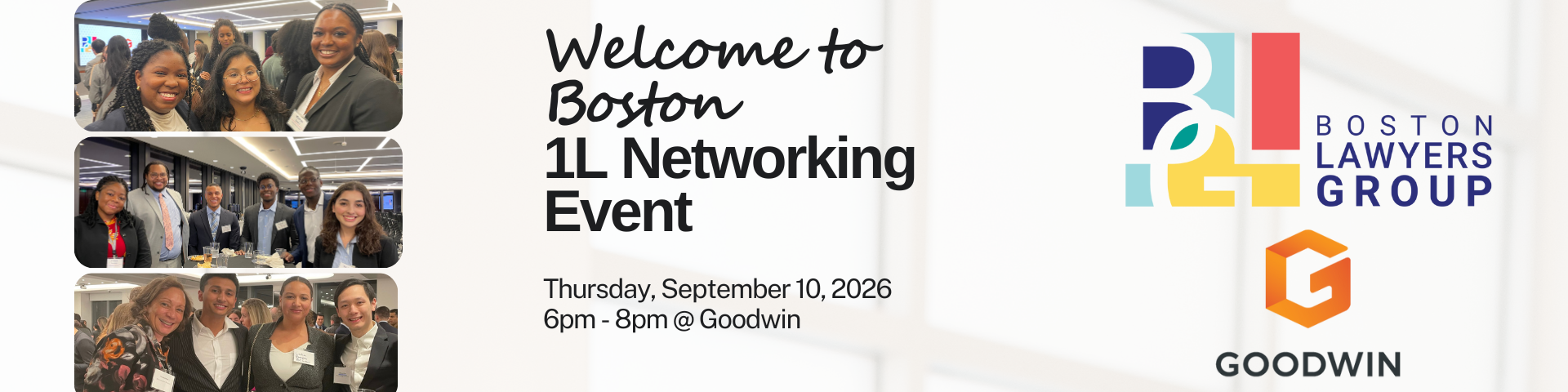 1L Welcome to Boston Reception 