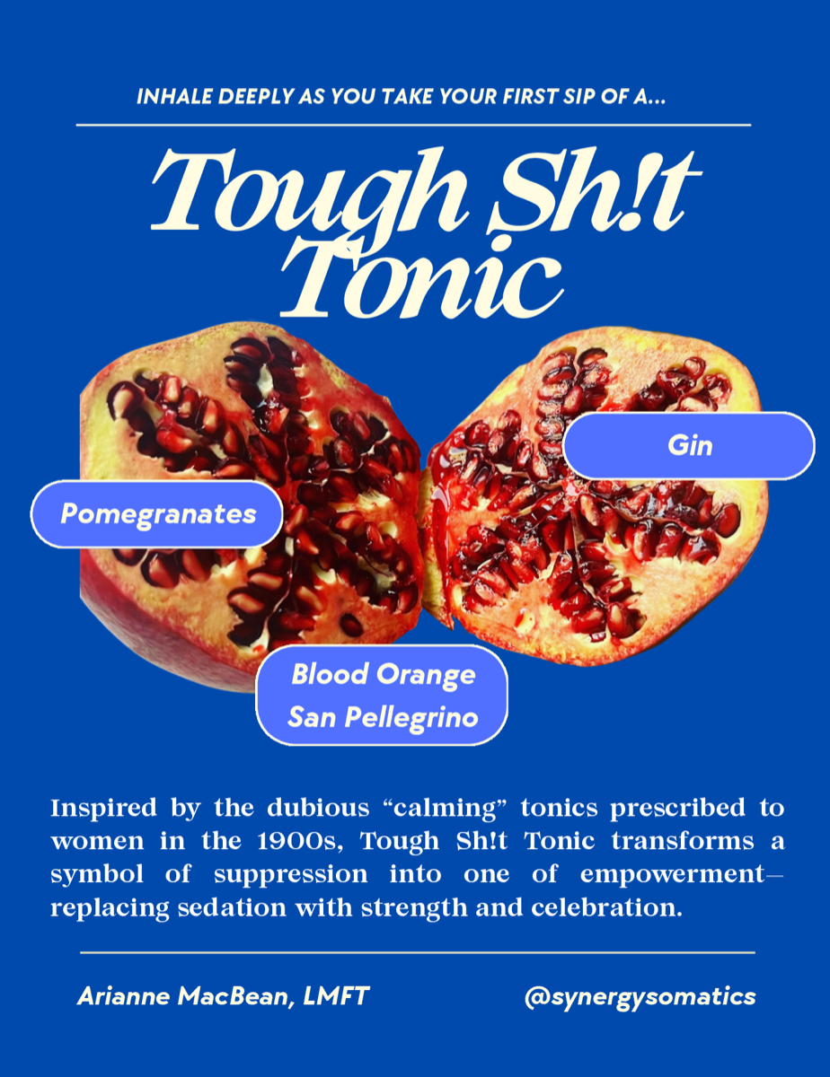 Tough Shit Book Signature Cocktail recipe card