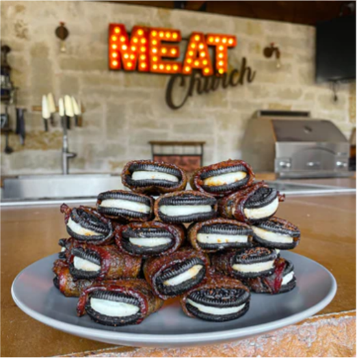 Bacon wrapped Oreos