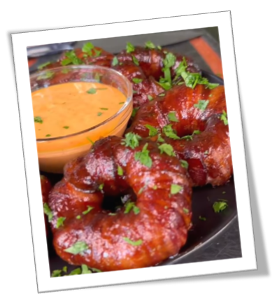 BBQ Bacon Donuts