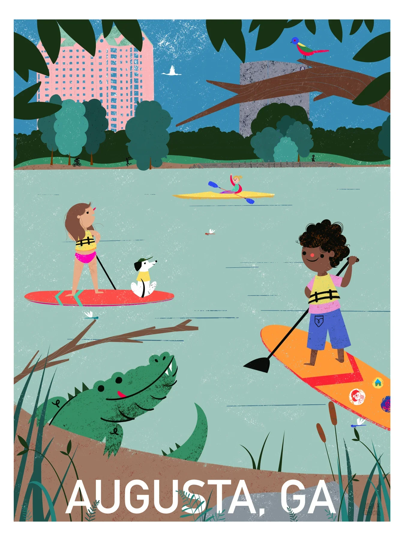 Find Adventure by Dawn M. Cardona, 2021 Augusta Poster Show