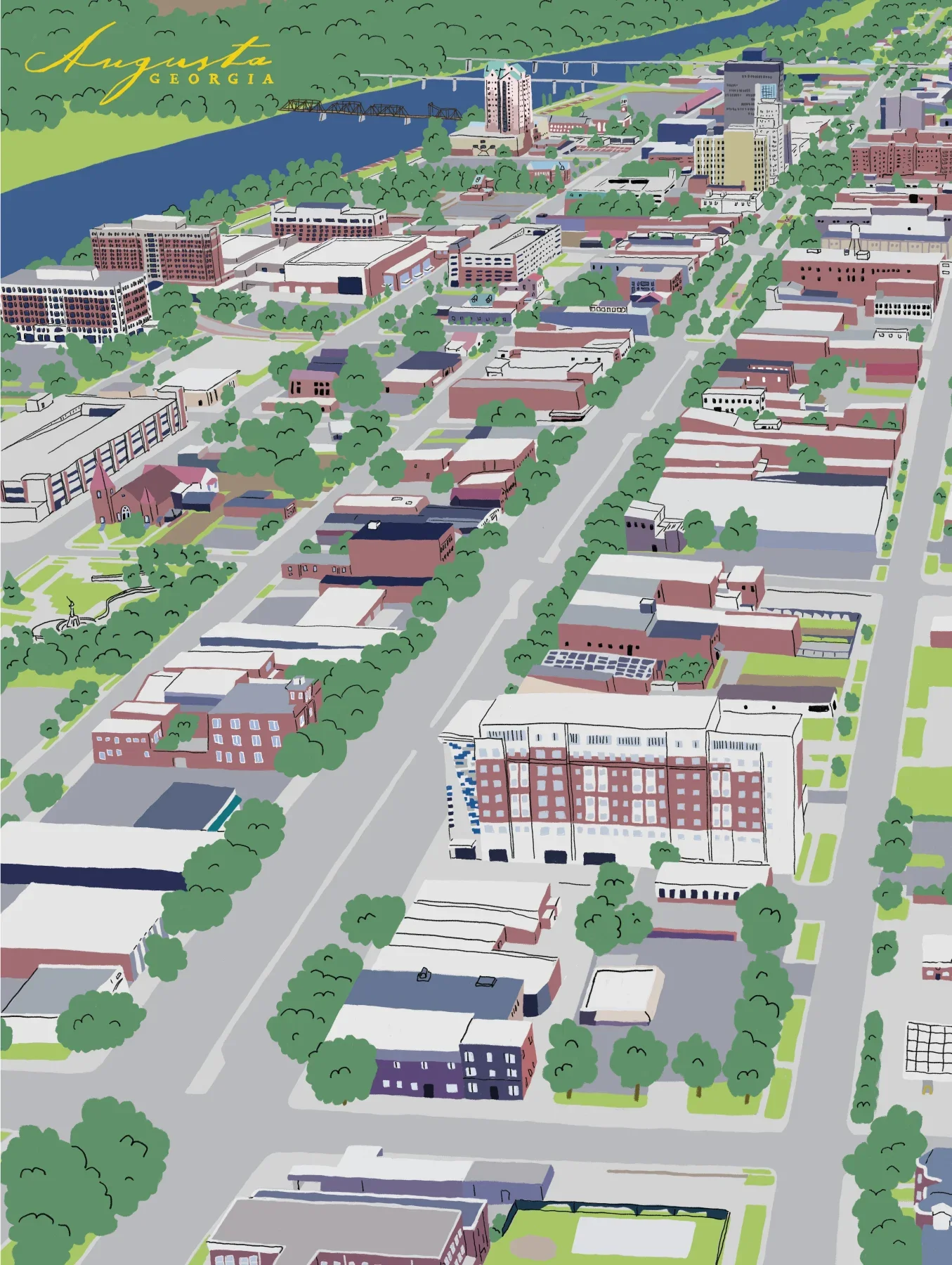 My Augusta by Kenneth James Benson, 2021 Augusta Poster Show
