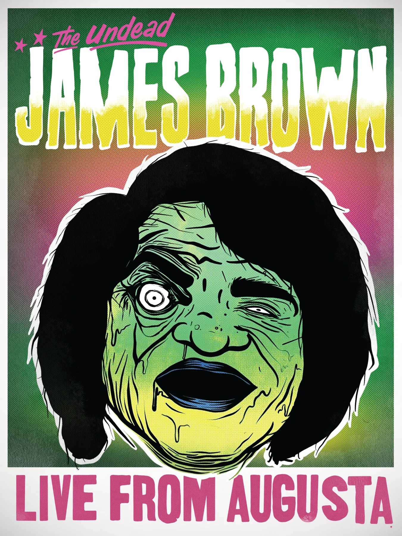 James Brown: Live from Augusta by Justin Blair, 2021 Augusta Poster Show