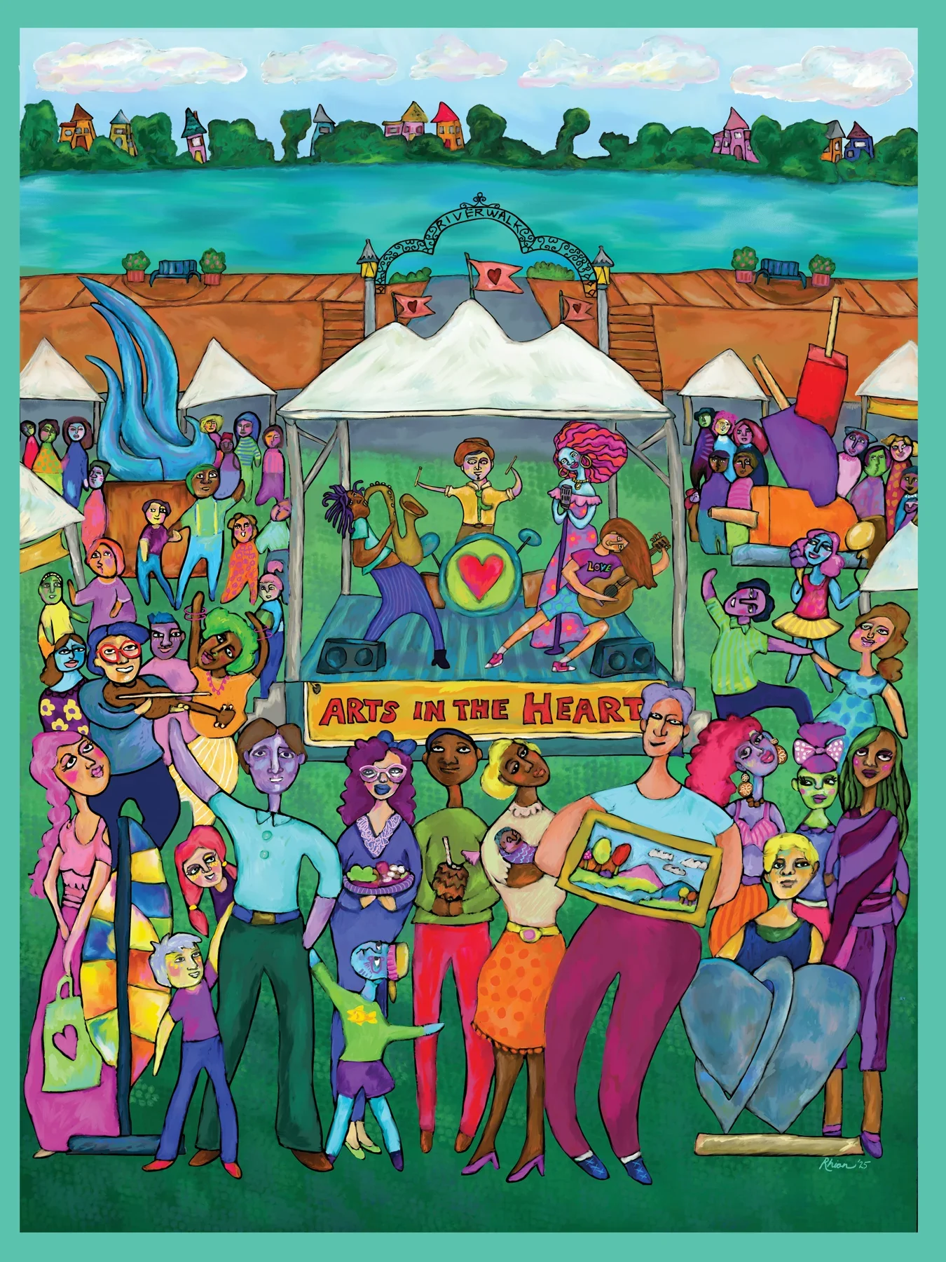 Back to the River by Rhian Swain, 2025 Augusta Poster Show