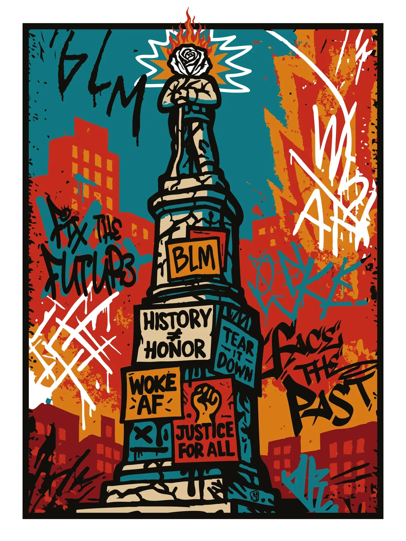 In Memoriam, Your Confederate Dread by Brad Stoneking, 2025 Augusta Poster Show