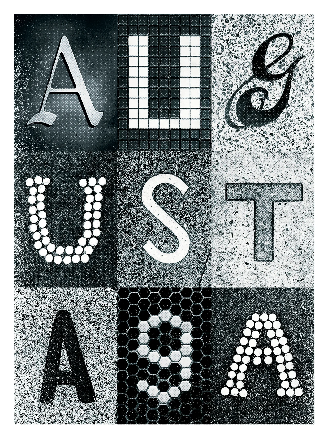 Set in Concrete by Matt Dawson, 2025 Augusta Poster Show