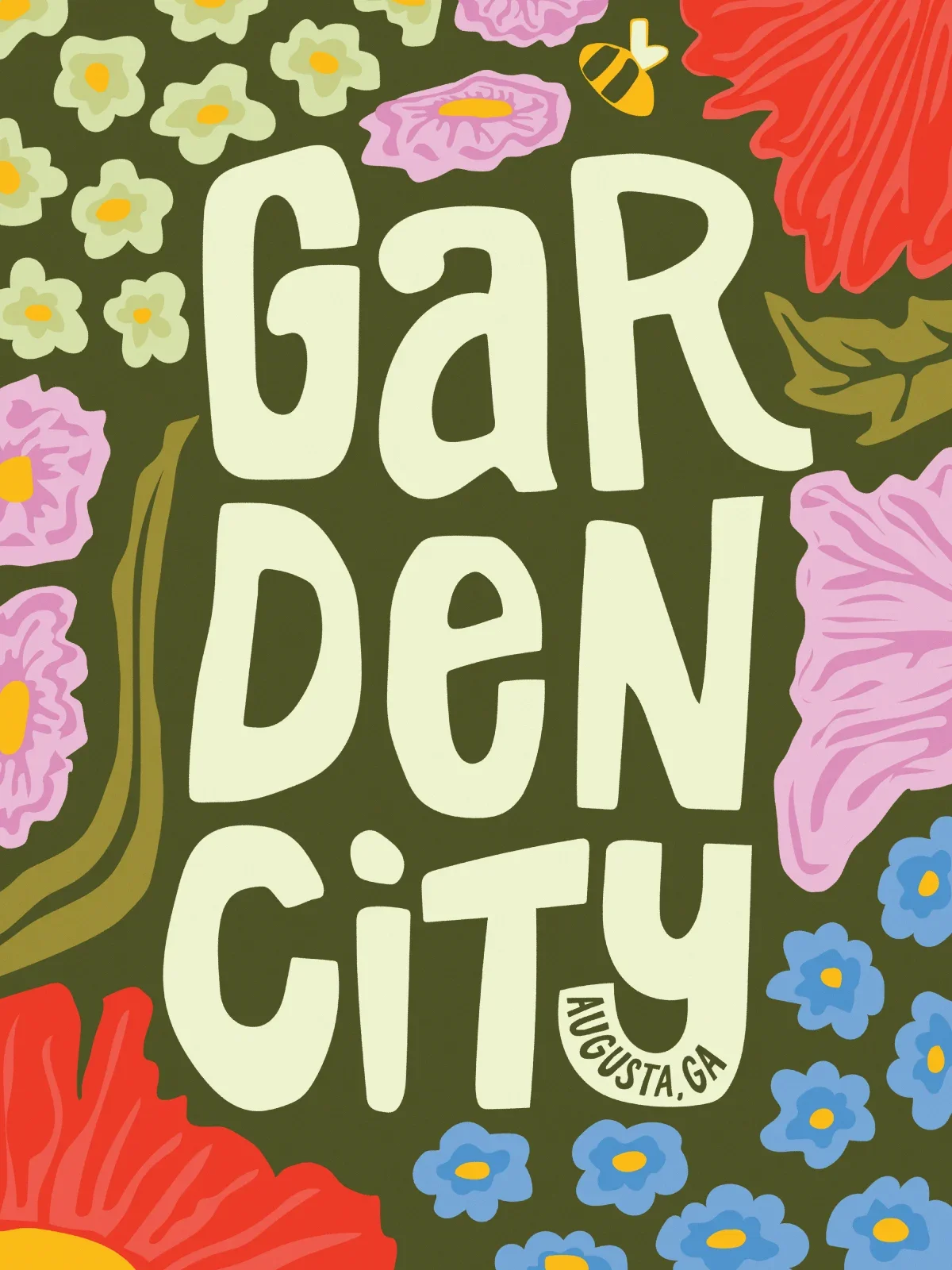 Garden City by Lila Jimenez, 2023 Augusta Poster Show