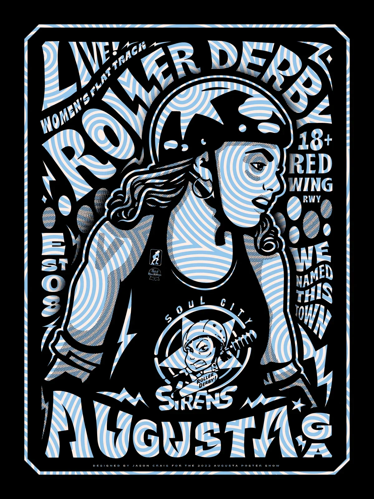 Soul City Sirens by Jason Craig, 2023 Augusta Poster Show