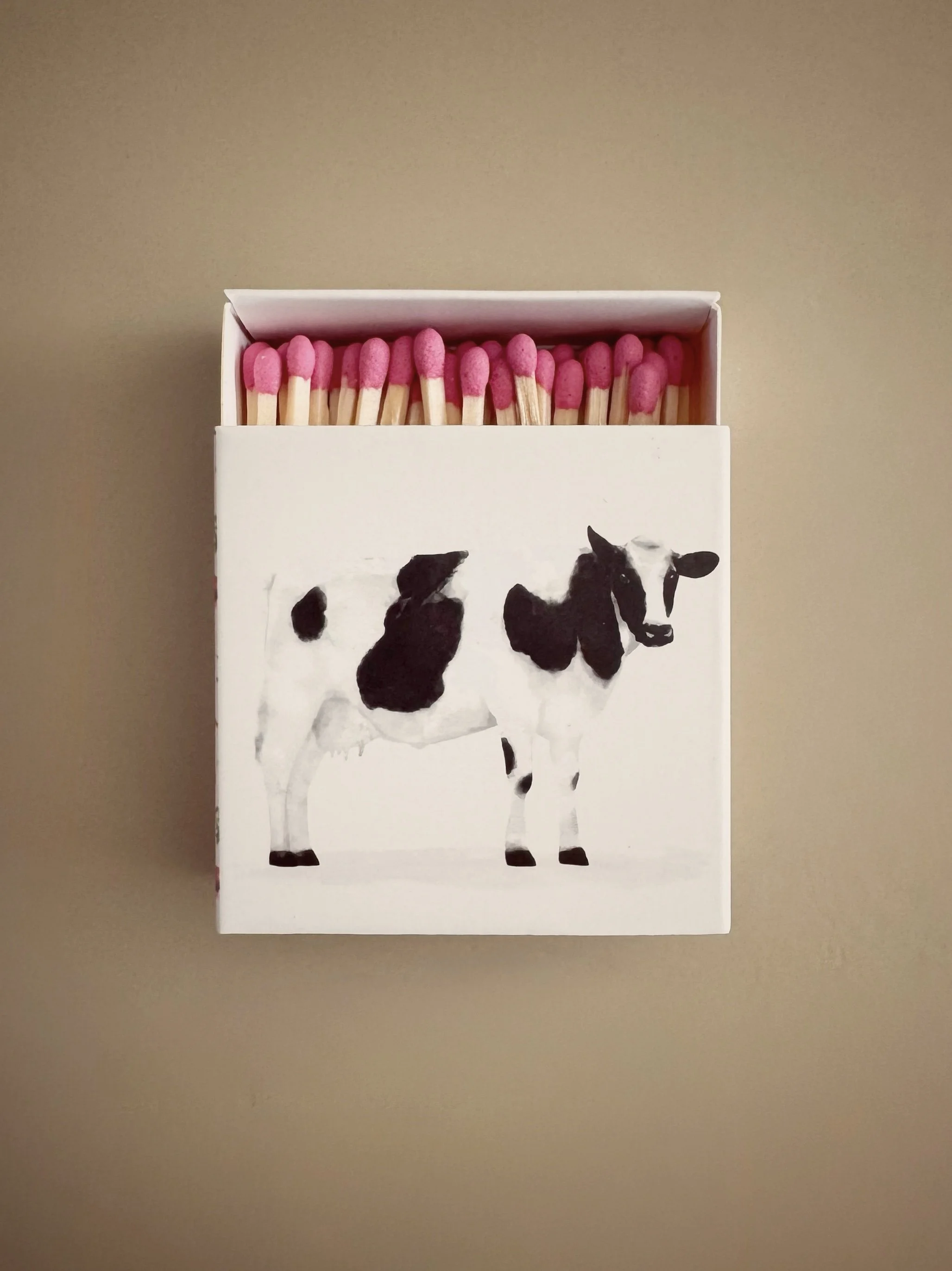 Cow/Poppies Reversible Matches