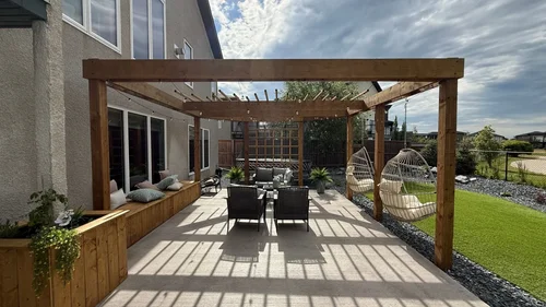 Outdoor landscaping detail by Bulger Brothers Landscape Winnipeg